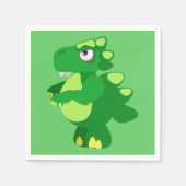 Dinosaurier Serviette (Vorderseite)