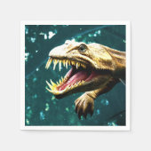 Dinosaurier Serviette (Vorderseite)