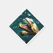 Dinosaurier Serviette (Ecke)