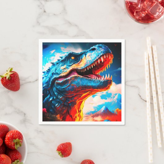 Dinosaurier Serviette (Beispiel)