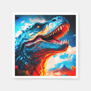 Dinosaurier Serviette