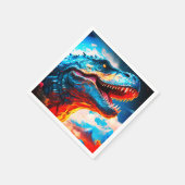 Dinosaurier Serviette (Ecke)