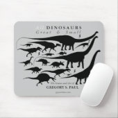 Dinosaurier-Silhouetten Mousepad Gregory Paul (Mit Mouse)