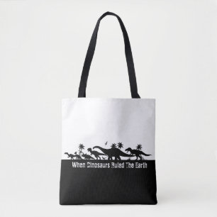 Dinosaurier-Silhouetten Tasche