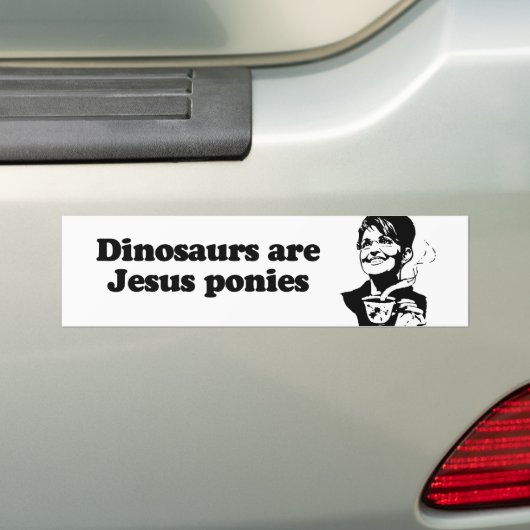 Dinosaurier sind Jesus-Ponys Autoaufkleber (Auf Auto)