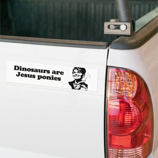 Dinosaurier sind Jesus-Ponys Autoaufkleber (Auf Lkw)