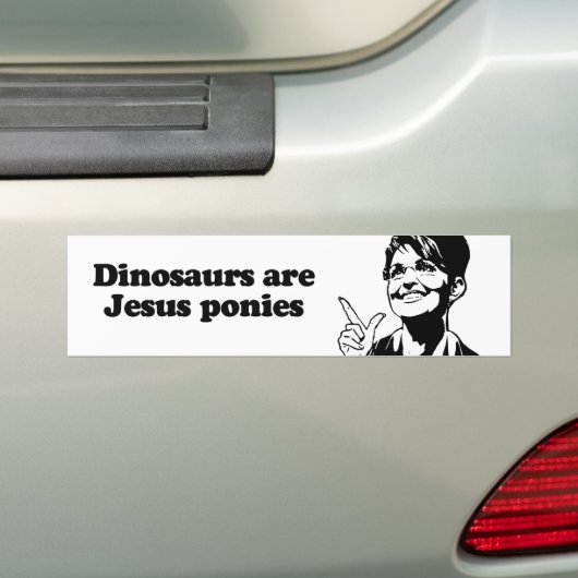 Dinosaurier sind Jesus-Ponys Autoaufkleber (Auf Auto)