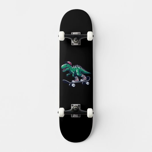 Dinosaurier Skateboard (Vorderseite)