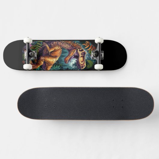 Dinosaurier Skateboard (Horizontal)