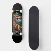 Dinosaurier Skateboard (Vorderseite)
