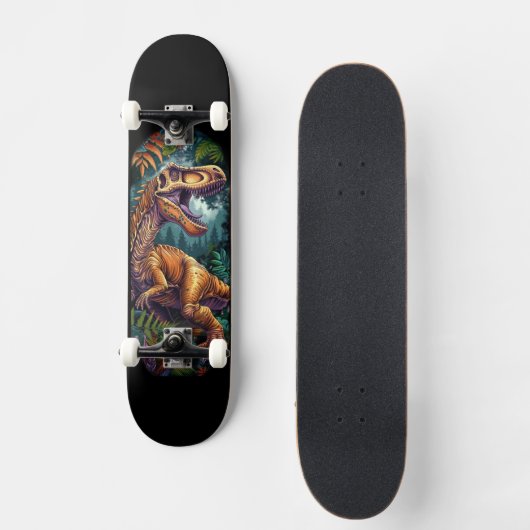 Dinosaurier Skateboard (Vorderseite)