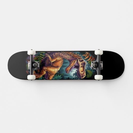 Dinosaurier Skateboard (Horizontal)
