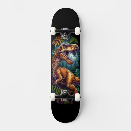 Dinosaurier Skateboard (Vorderseite)