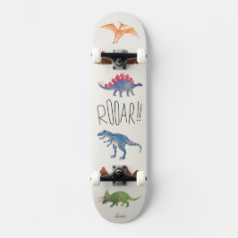 Dinosaurier Skateboard | Prähistorische Reptilien