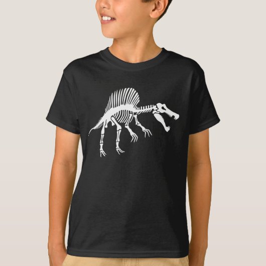 Dinosaurier Skeleton Spinosaurus T-Shirt (Vorderseite)