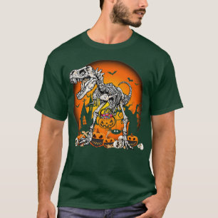 Dinosaurier Skeleton T sind mit MondHalloween R Be T-Shirt