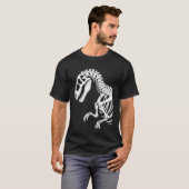 Dinosaurier-Skelettfossil T-Shirt (Vorne ganz)