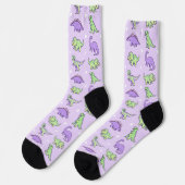 Dinosaurier Socken (Linkes Detail)