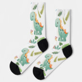 Dinosaurier Socken (Linkes Detail)