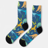 Dinosaurier Socken (Linkes Detail)