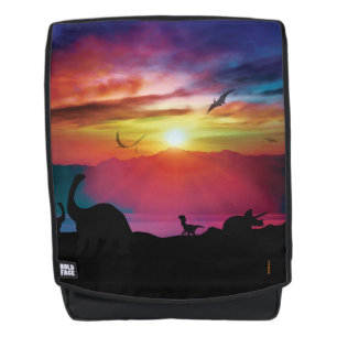 Dinosaurier-Sonnenuntergang Rucksack