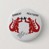 Dinosaurier-Spiele Button (Vorderseite)