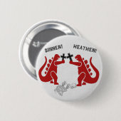 Dinosaurier-Spiele Button (Vorne & Hinten)