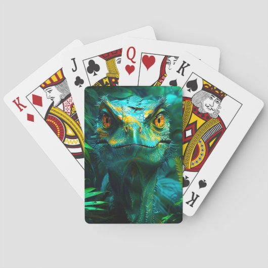 Dinosaurier Spielkarten (Rückseite)