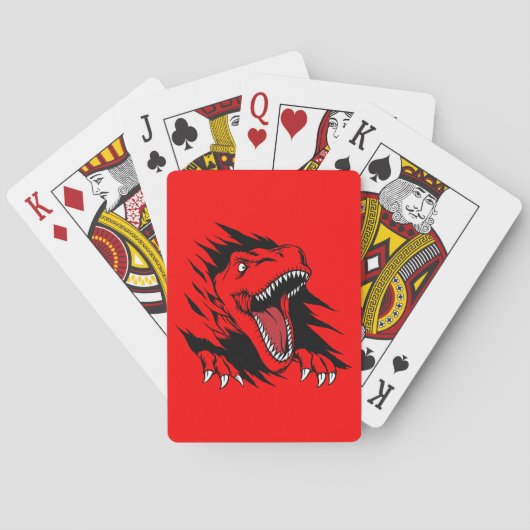 Dinosaurier Spielkarten (Rückseite)