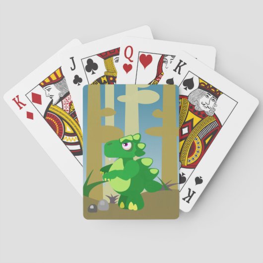 Dinosaurier Spielkarten (Rückseite)