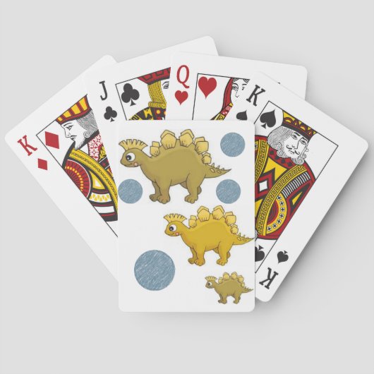 Dinosaurier Spielkarten Deck (Rückseite)