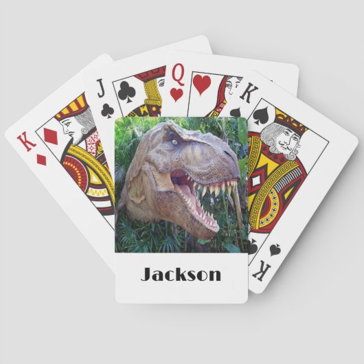 Dinosaurier Spielkarten-Deck Spielkarten (Rückseite)