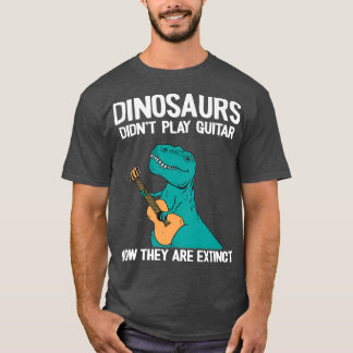 Dinosaurier spielten keine Gitarre, jetzt sind sie T-Shirt