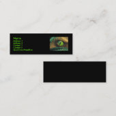 Dinosaurier-Spion Mini Visitenkarte (Vorne/Hinten)