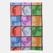 Dinosaurier Squares Küchentuch (Vertikal)