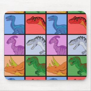 Dinosaurier Squares Mousepad