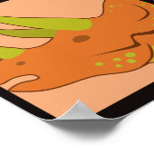 Dinosaurier Squares Poster (Ecke)