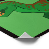 Dinosaurier Squares Poster (Ecke)