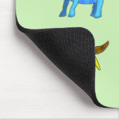 Dinosaurier Standard Mousepad (Ecke)