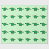 Dinosaurier: Stegosaurus Geschenkpapier (Flach)