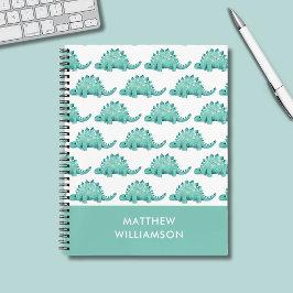 Dinosaurier Stegosaurus-Muster Name Notizblock