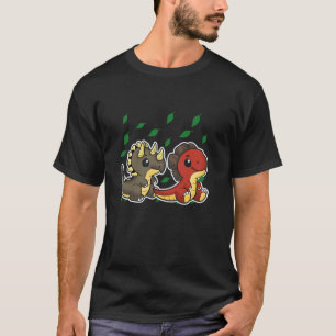 Dinosaurier Stegosaurus Triceratops T-Shirt