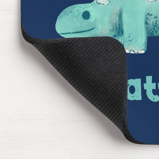 Dinosaurier Stegosaurus Vorname Mousepad (Ecke)