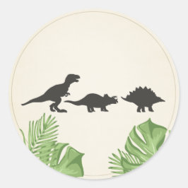 Dinosaurier Sticker Umschlag Aufkleber Dino