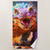 Dinosaurier Strandtuch (Vorderseite)