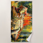 Dinosaurier Strandtuch (Vorderseite)