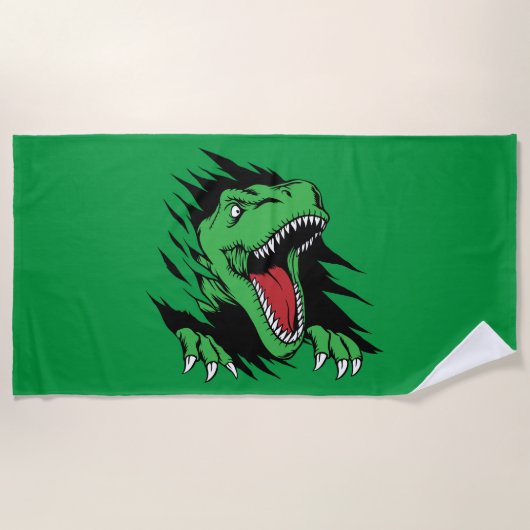 Dinosaurier Strandtuch (Vorderseite)