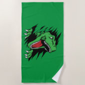 Dinosaurier Strandtuch (Vorderseite)