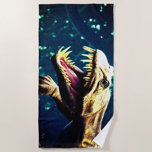 Dinosaurier Strandtuch (Vorderseite)