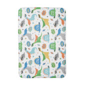 Dinosaurier-Superheld in lebhaften Farben Badematte (Vorderseite Vertikal)